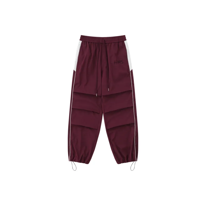 Vine Color Casual Pants Unisex-2