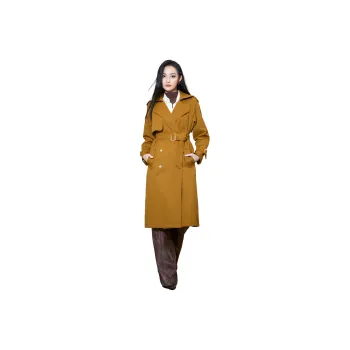 SMEN Trench Coat Women's Bee Wax Color