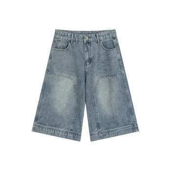 WOLF CODE Denim Shorts Unisex