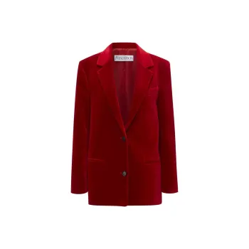 JW Anderson Velvet Single Breasted Jacket