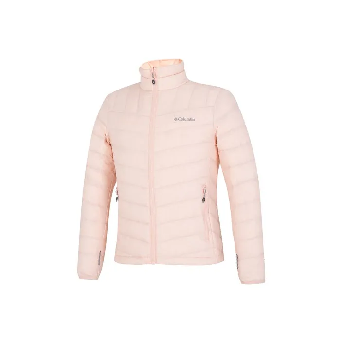 Columbia Outdoor Hiking Waterproof, Windproof, And Breathable Windbreaker Jacket Women's Peach-4