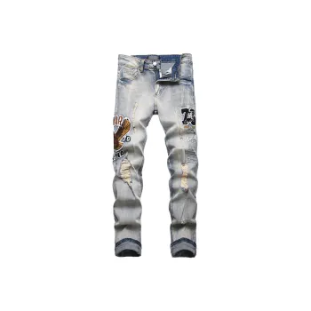 F.K.V.A Jeans Unisex Blue