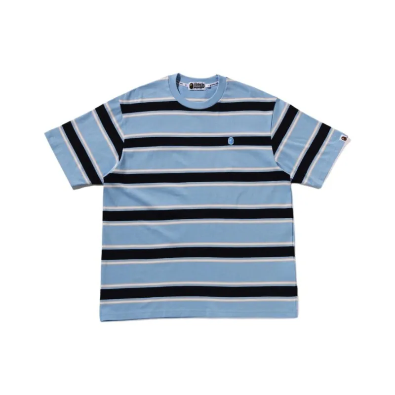 A BATHING APE One Point Strip Relaxed Fit Tee-4