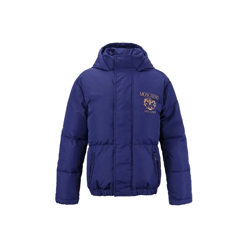 MOSCHINO Puffer Jackets Women's Blue-0