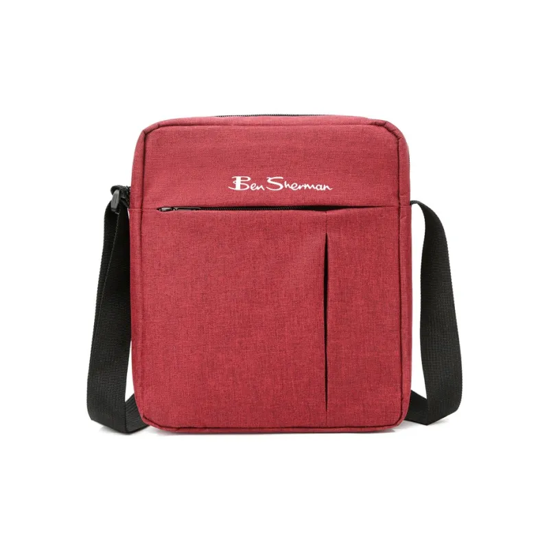 BEN SHERMAN Nylon Crossbody Bag, Shoulder Bag Regular Unisex Multicolor-0