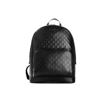 GUCCI Calfskin Backpack Men's Black