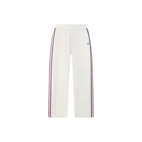 FILA Casual Pants Unisex Steam White
