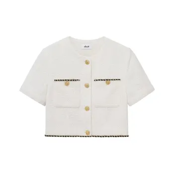 D'zzit Cropped Coat Women's White