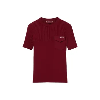 GUCCI SS25 Knitwear Women's Burgundy
