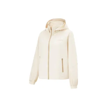 LiNing Lotus Leaf Trench Coat Women's Sand Gravel Gray