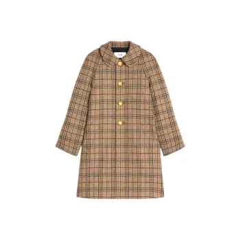 CELINE Victoire Mac In Prince Of Wales Wool