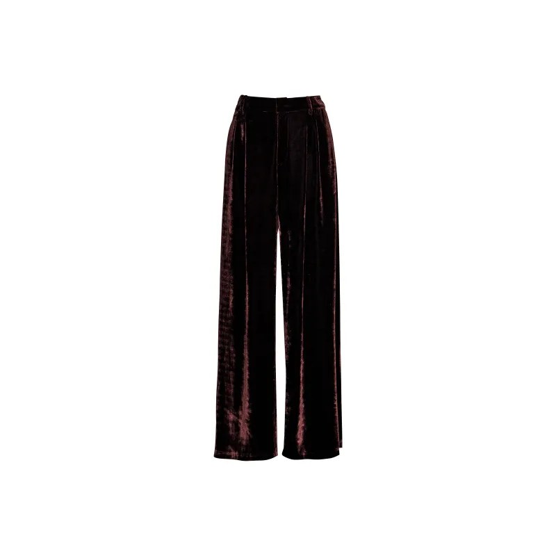 ROEYSHOUSE Casual Pants Women's Dark Coffee-0