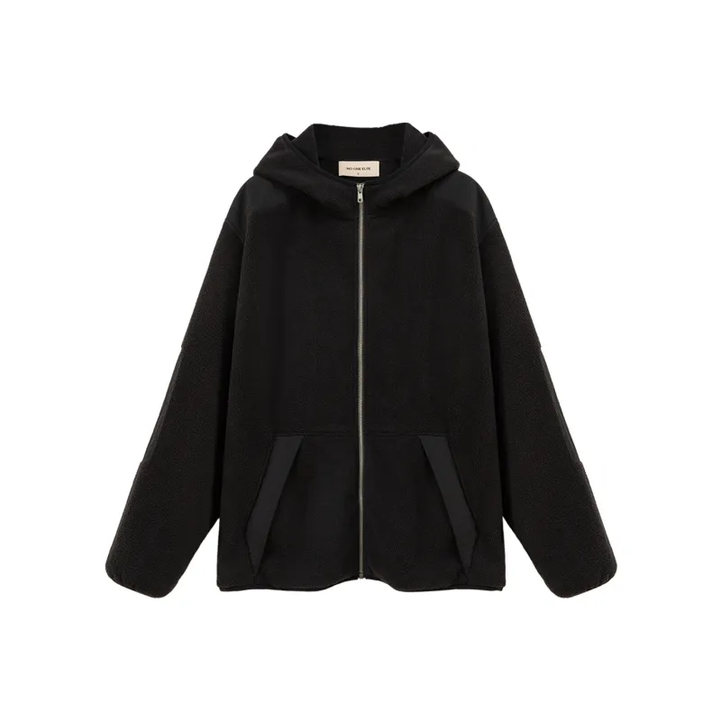 NO ONE ELSE Velvet feel Coat Women's Black-0