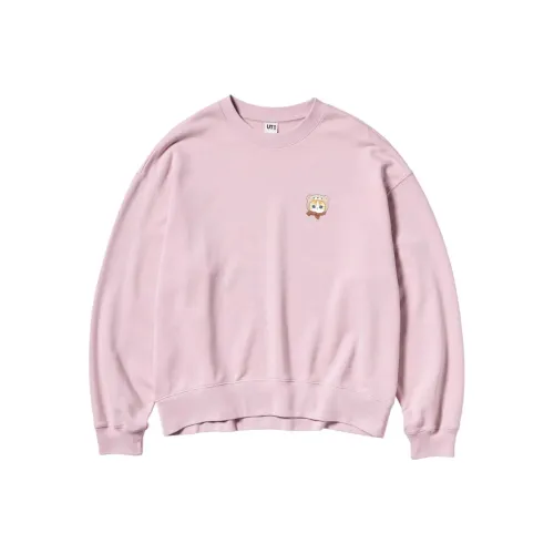 UNIQLO Shark Cat Collaboration Sweatshirts Women's Pink