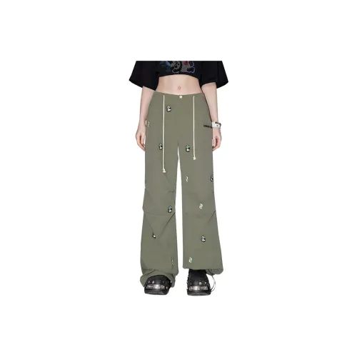 Unifree X Painted Jiao Tai Wolf Co branded Model Casual Pants Women's