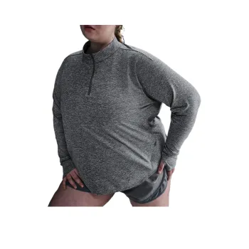 Nike DRI FIT UVSwoosh Swift Sweatshirt Women's Smoke Gray/Blended Color/Blend Color