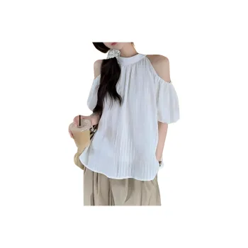 Wbwq Chiffon Shirts Women's White