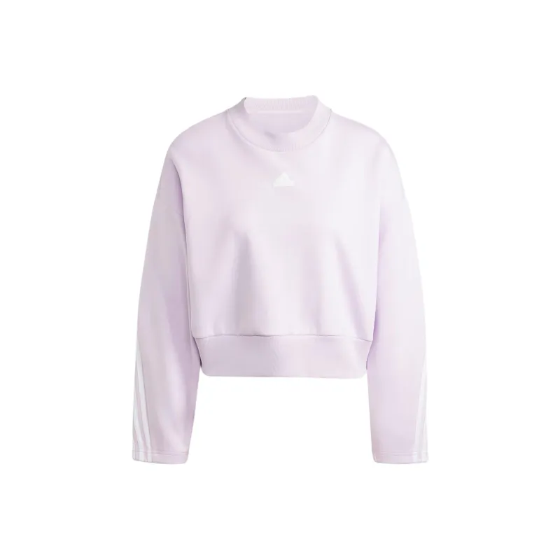 Adidas Future Icons3 Stripes Sweatshirt Women's Ice Lavender-0