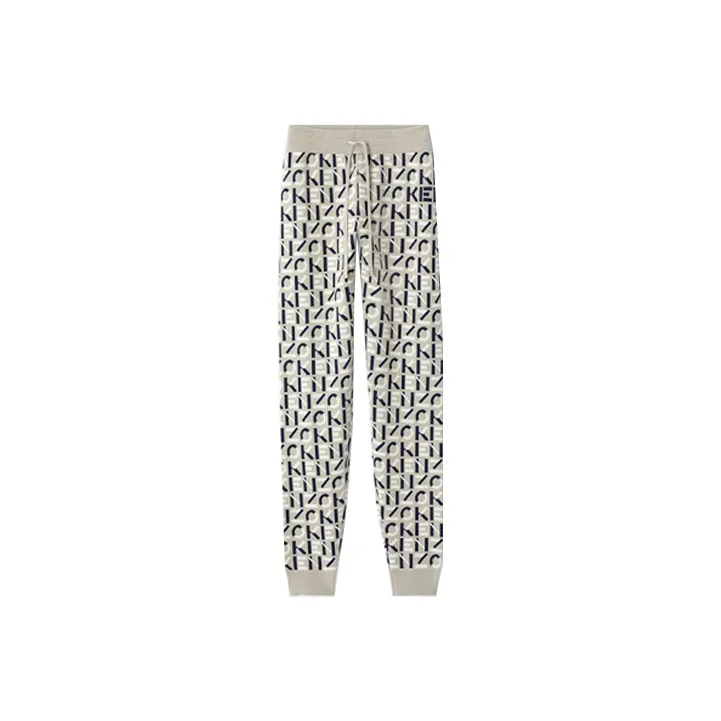 KENZO Knitted Sweatpants Women's Gray-0