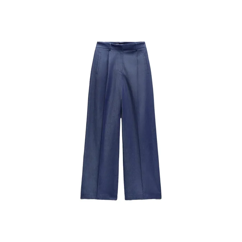 ZARA Casual Pants Women's Indigo-0