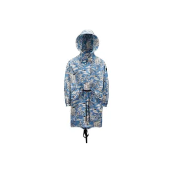 Moncler Trench Coats Women's Blue