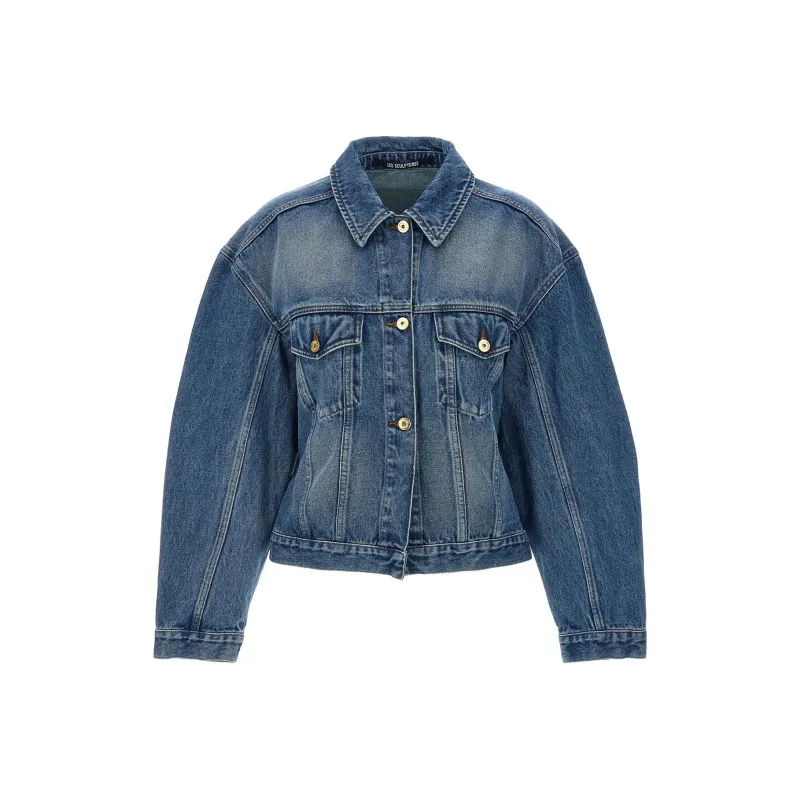 Jacquemus Logo Patch Button Up Jacket-0