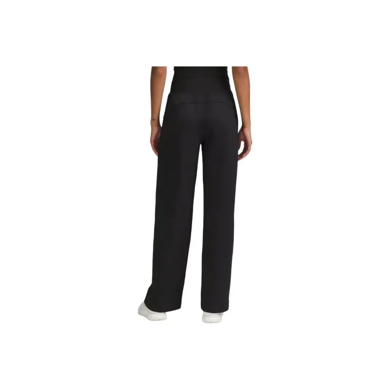 Lululemon TexturedHigh-Rise Wide-Leg Track Pant Regular Casual Pants Women's-0