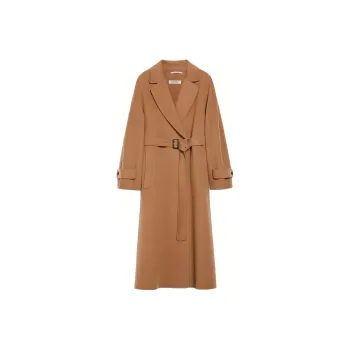 ’S MAX MARA Ebano Collection Flared Wool Coat Coats Women's Camel