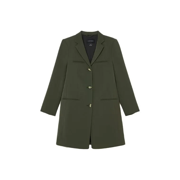 CLUB MONACO Business Suit Women's Olive Green-0