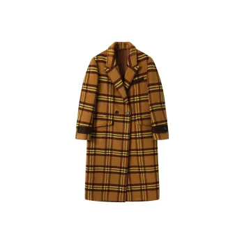 GREEN BELT Coats Women's Vintage Camel