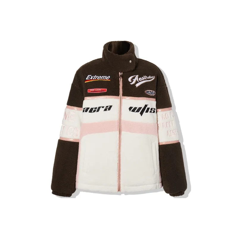 LA CRAWFISH Puffer Jacket Women's Coffee Brown-0