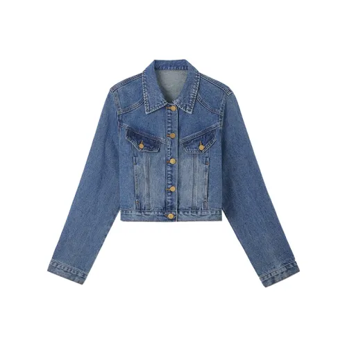 HIPPIEMISS Denim Button-Up Women's Blue