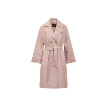 PINKO Trench Coats Women's Pink