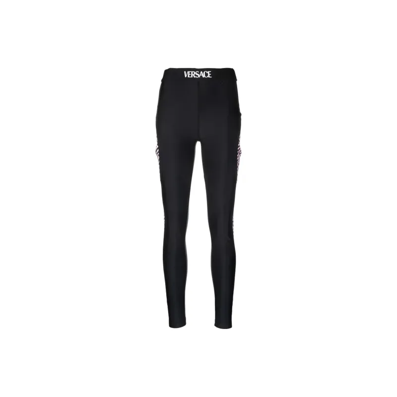VERSACE Greca Printed Leggings 'Black'-0