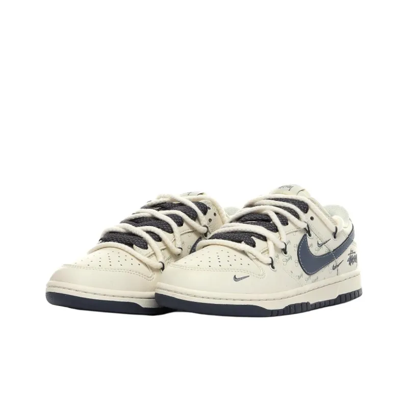 Nike Dunk SB Wear resistant And Lightweight Low Top Skateboard Shoes Men's Beige-2