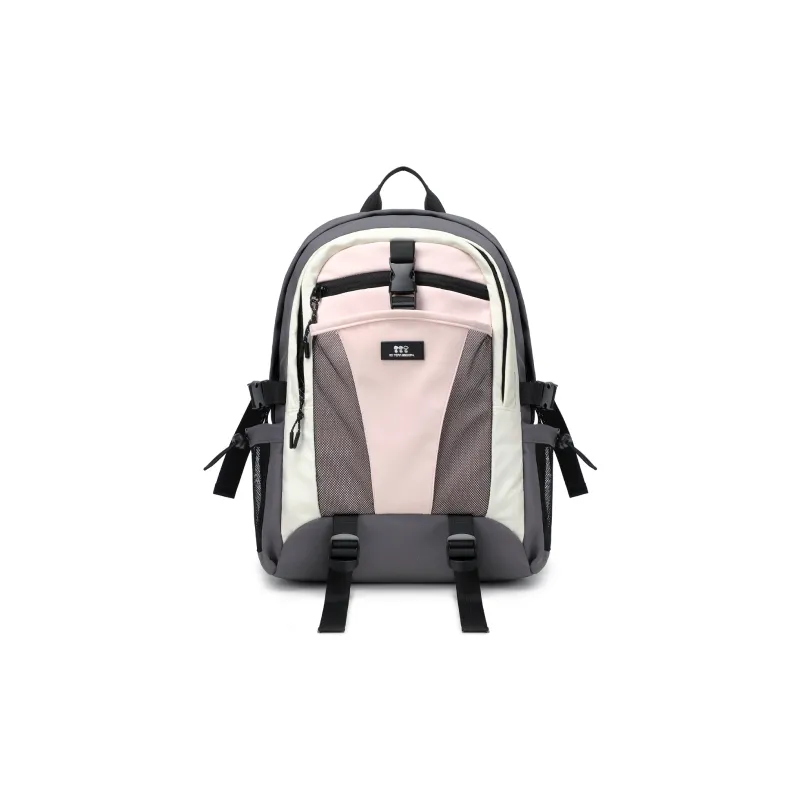 SNOOPY Polyester Backpack Large Size Unisex Pink/Sky Blue/Khaki/Purple-6