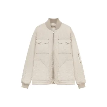 NO ONE ELSE Puffer Jackets Unisex Ecru