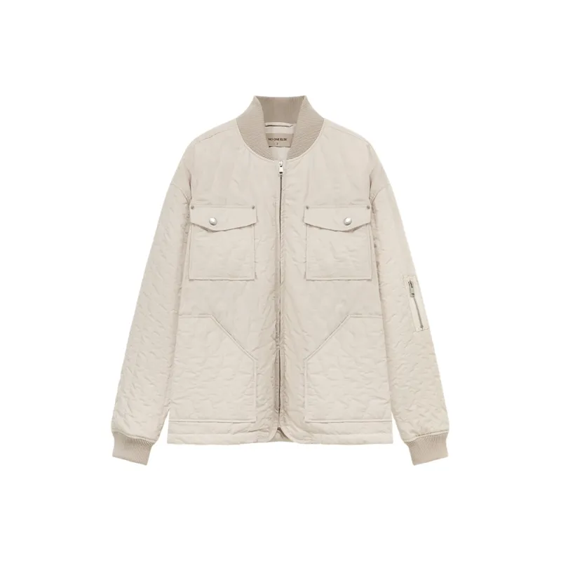 NO ONE ELSE Puffer Jackets Unisex Ecru-0