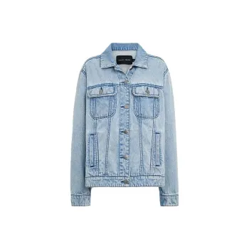COACH FW23 Denim Jacket Women's Blue