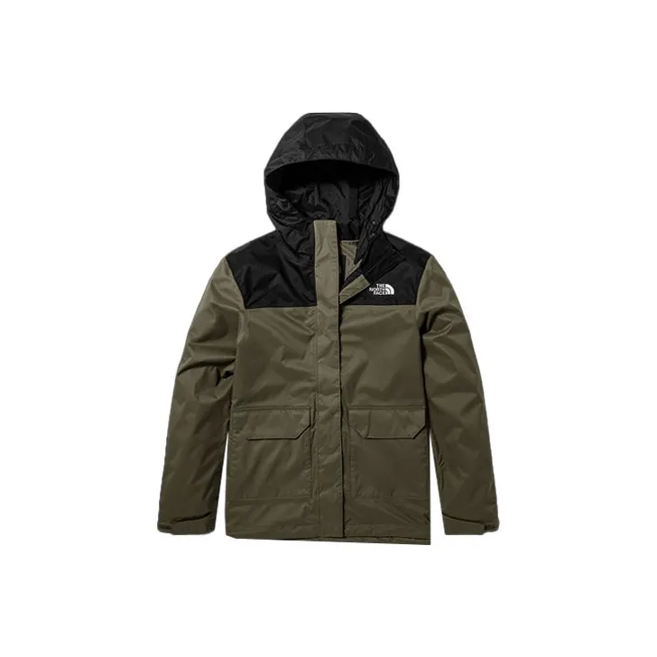 THE NORTH FACE City Outdoor Collection Windbreaker Jackets Women's Olive Green-0