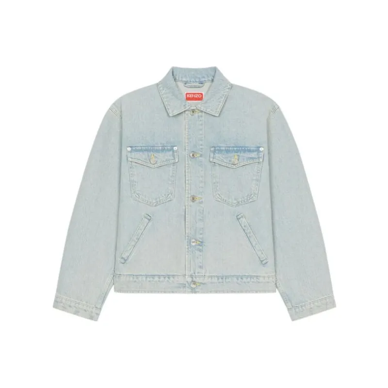KENZO Denim Jackets Women's Blue-0