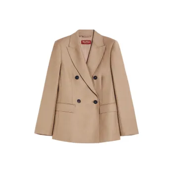 MaxMara Studio Business Suit Coat Women's Camel
