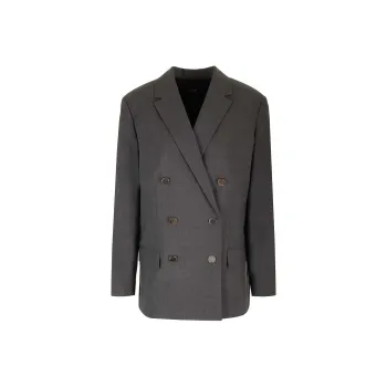 THEORY Boxy Double Breasted Blazer