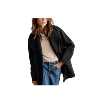 Sézane Coats Women's Black
