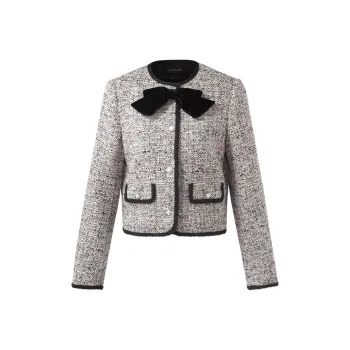GOELIA Cropped Coat Women's Heather Gray