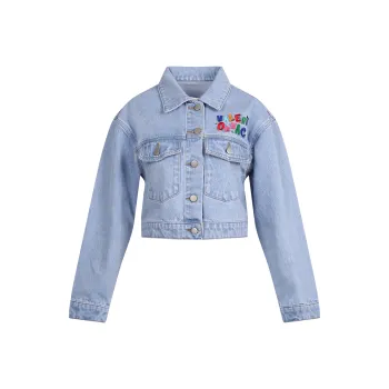 Valeria Obbaco Denim Jacket Women's Steel Blue