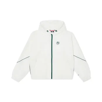 Kappa 1916 Series Windbreaker Jacket Women's Korean White