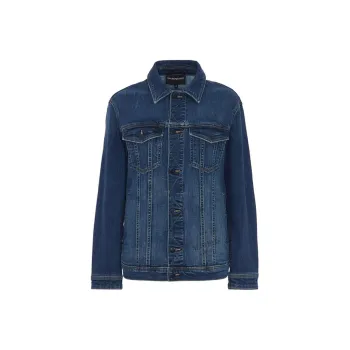 EMPORIO ARMANI Denim Jackets Women's Blue