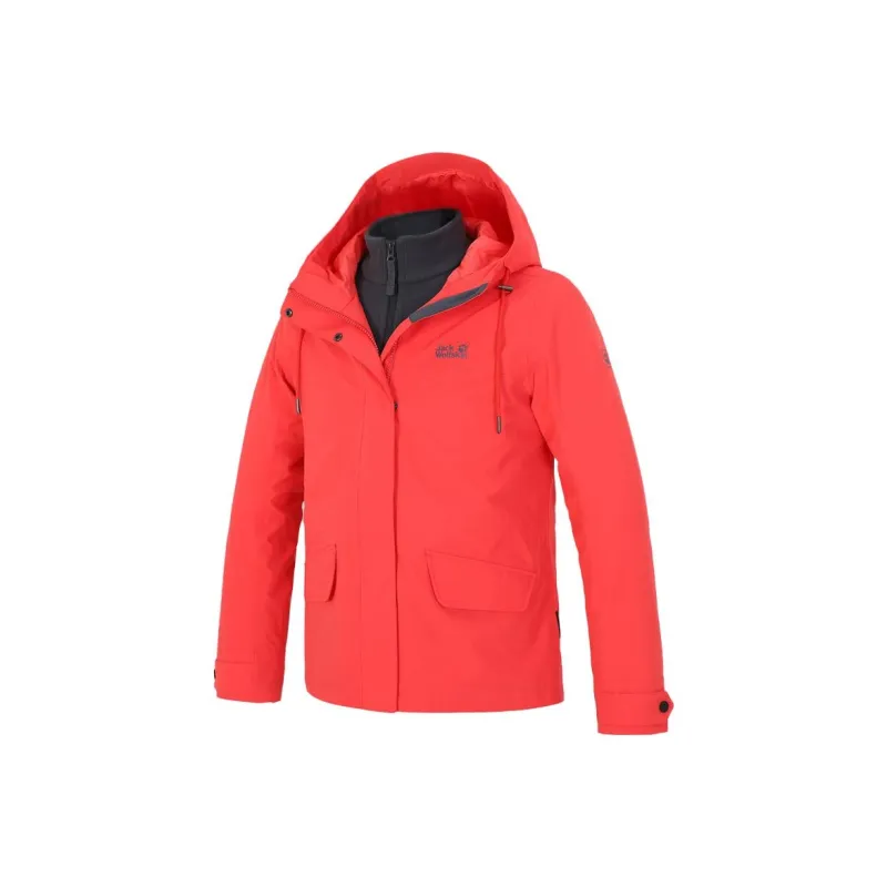 Jack Wolfskin Outdoor Hiking Water Resistant Windbreaker Jacket Women's-2