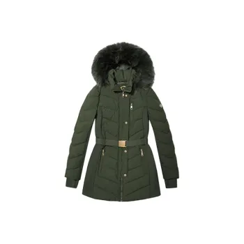 MICHAEL KORS Puffer Jackets Women's Army Green